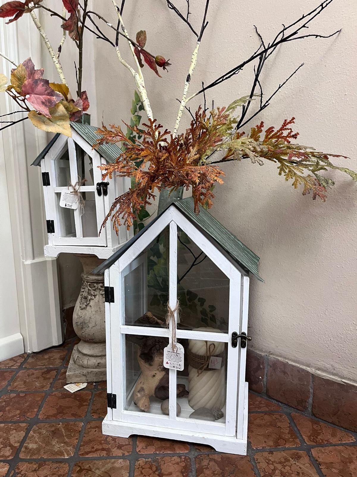 Decorazioni pigne autunno fatte a mano