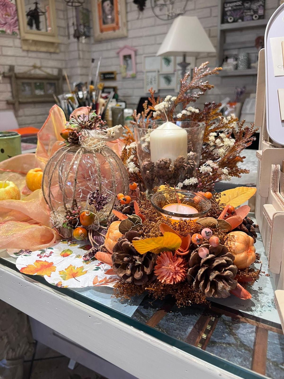 Oggetti artigianali autunno Gallarate