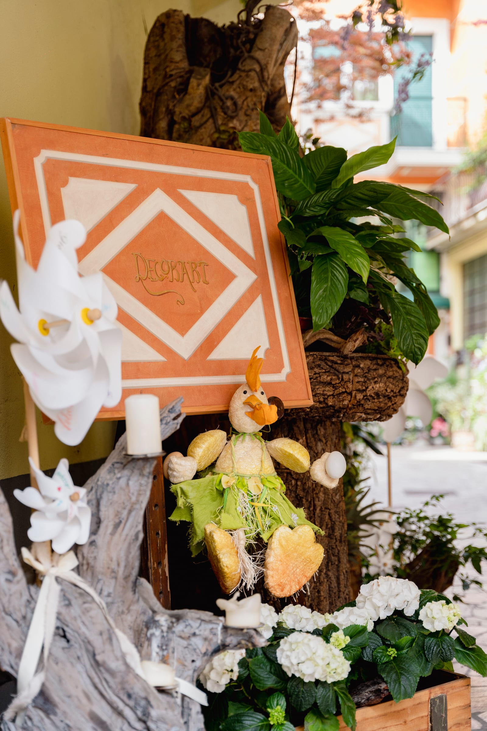 Decorazioni primaverili artigianali Gallarate